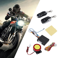 BOROCO Motorbike Anti-Theft Alarm Kit Jednosměrné dálkové ovládání Vodotěsné Univerzální 12V